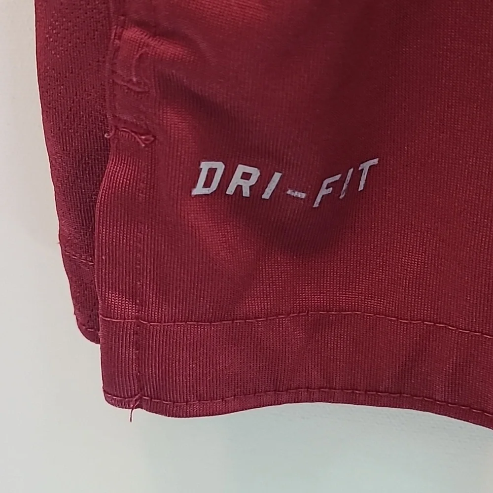 NIKE DRI-FIT Men's Oklahoma Sooners Maroon Polo Golf Shirt -‎ Size Large